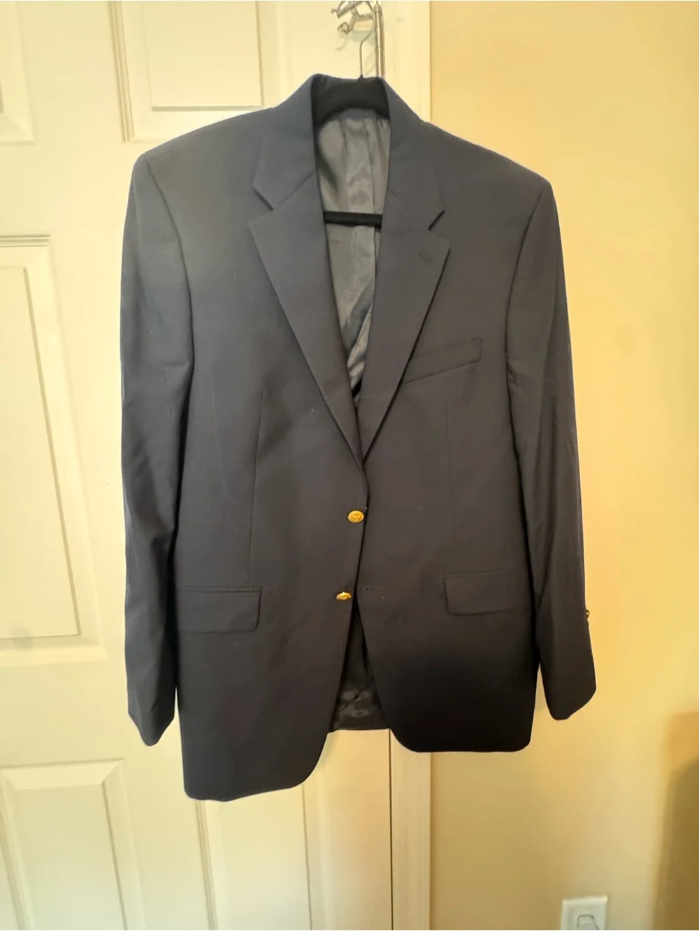 Ralph Lauren Navy Sport Coat with Gold Buttons